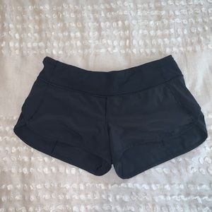 Black Lulu Speed Shorts